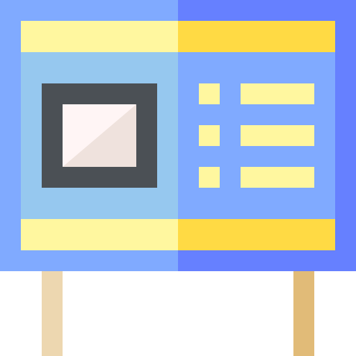 パネル Basic Straight Flat icon