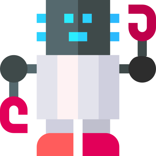 roboter Basic Straight Flat icon