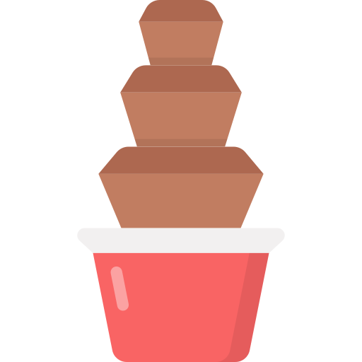Шоколадный фонтан Generic Flat иконка