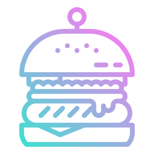 hamburguesa photo3idea_studio Gradient icono