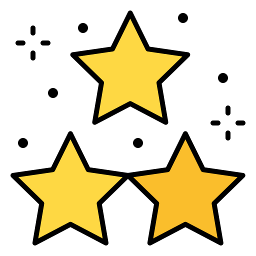 Star Generic Outline Color icon