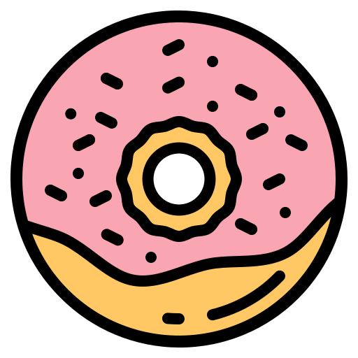 Donut photo3idea_studio Lineal Color icon