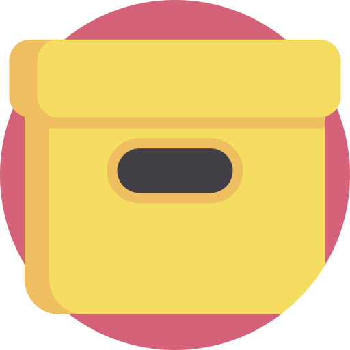 Box Detailed Flat Circular Flat icon