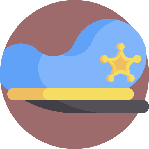 警官 Detailed Flat Circular Flat icon