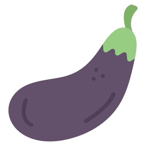 Eggplant Good Ware Flat icon