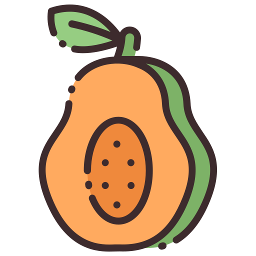 papaya Good Ware Lineal Color icon