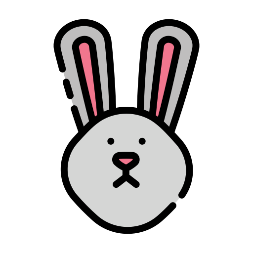 Bunny Good Ware Lineal Color icon