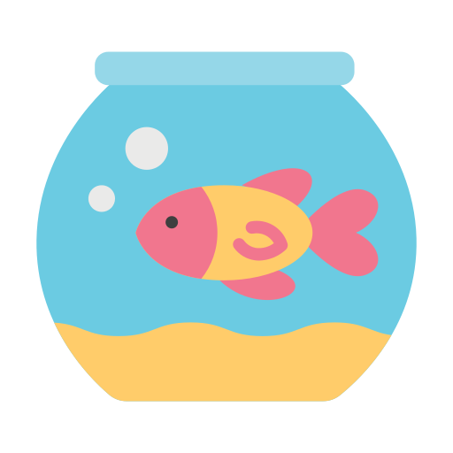 Fish tank Good Ware Flat icon