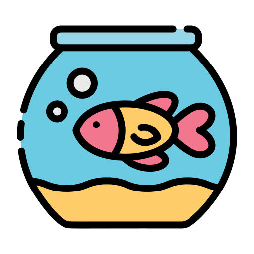 Fish tank Good Ware Lineal Color icon