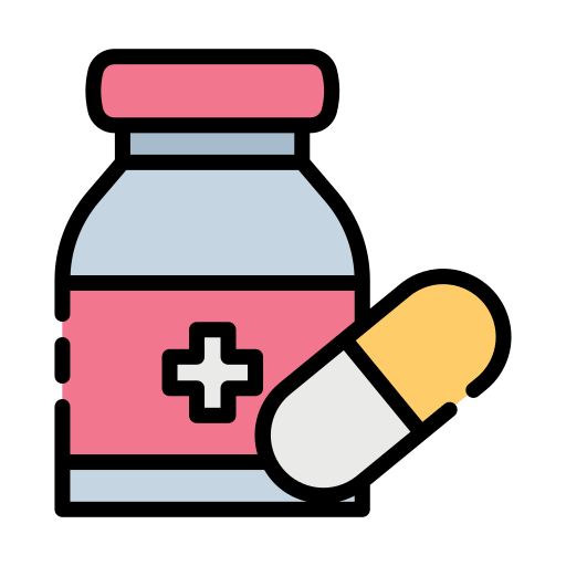 medicamento Good Ware Lineal Color icono