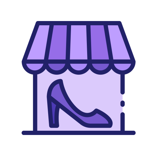 tienda de zapatos Good Ware Lineal Color icono