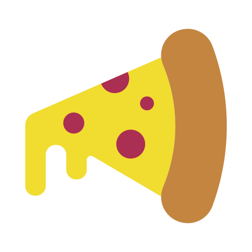 pizza Good Ware Flat icoon