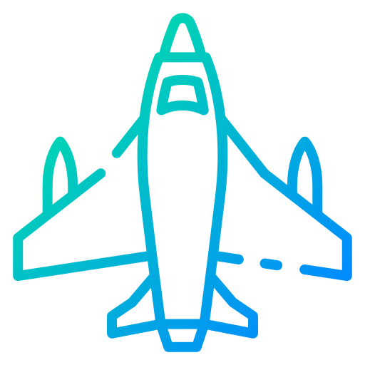 vliegtuigen Good Ware Gradient icoon