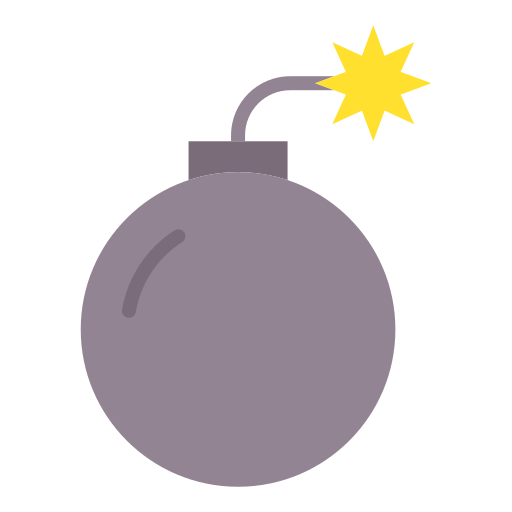 bombe Good Ware Flat icon