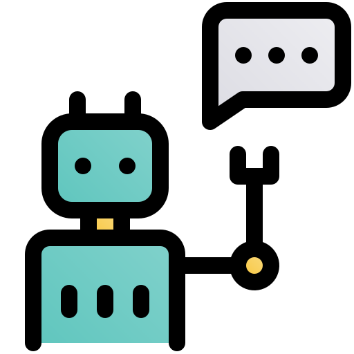 Chatbot Fatima Lineal Color icon