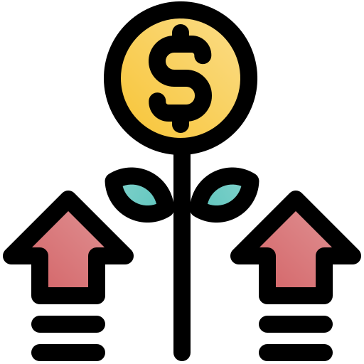 Money growth Fatima Lineal Color icon