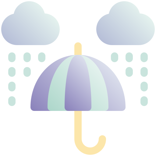 lluvioso Fatima Flat icono