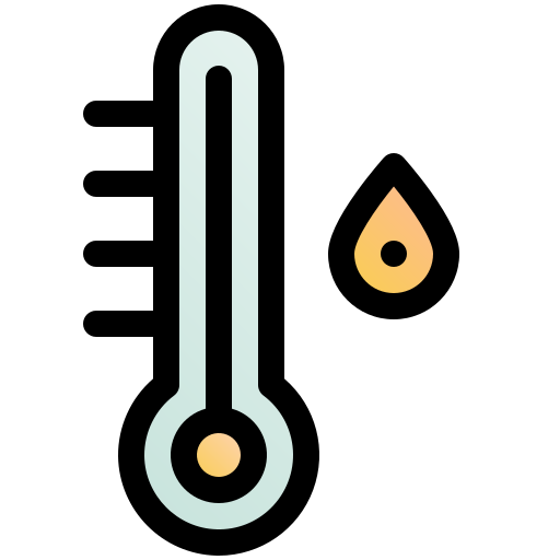 Temperature Fatima Lineal Color icon