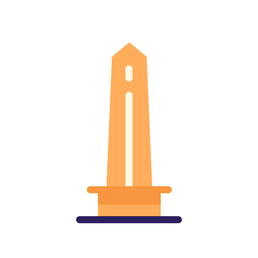 Obelisk Good Ware Flat icon