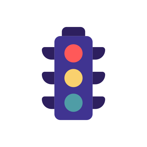 Traffic light Good Ware Flat icon