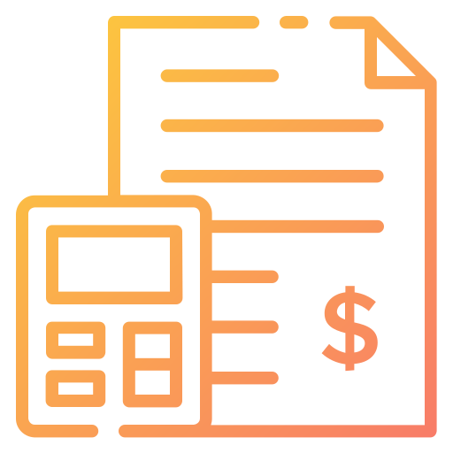 comptabilité Good Ware Gradient Icône