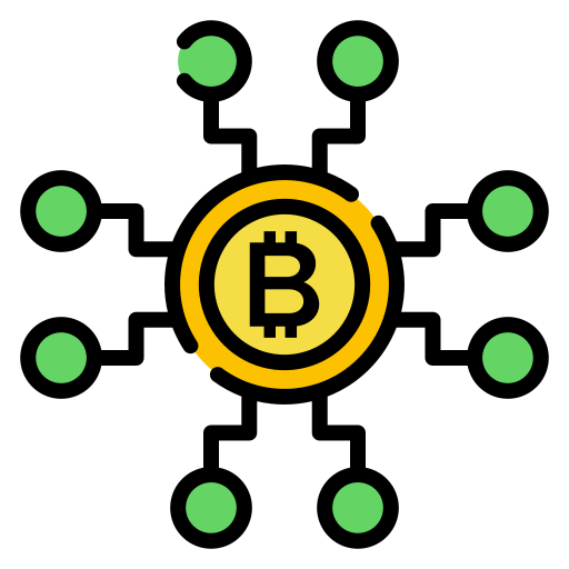 bitcoin Good Ware Lineal Color icono