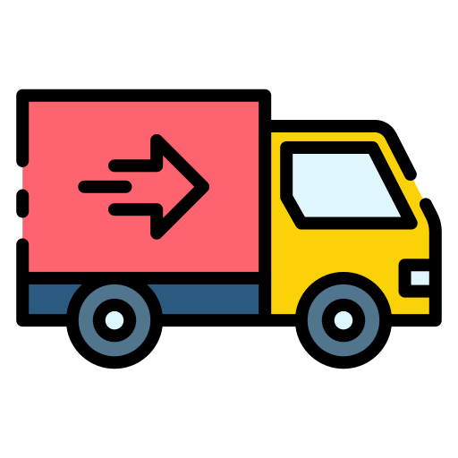 Delivery truck Good Ware Lineal Color icon