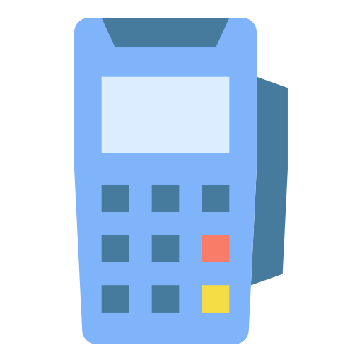 máquina de tarjeta de crédito Good Ware Flat icono