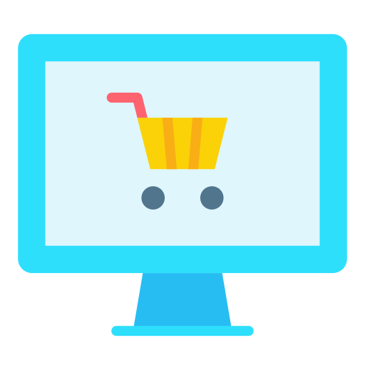e-commerce Good Ware Flat icona