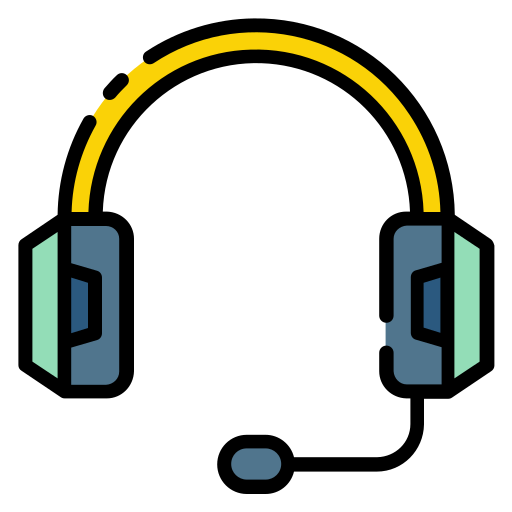 Headset Good Ware Lineal Color icon