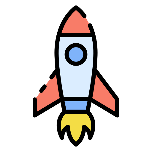 Rockets Good Ware Lineal Color icon