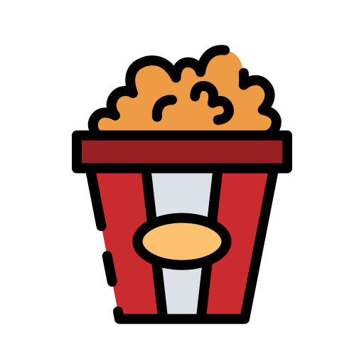 popcorn Good Ware Lineal Color ikona