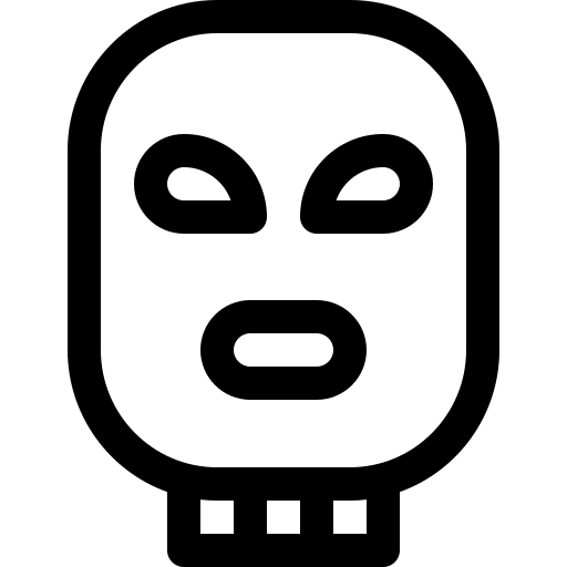 passamontagna Basic Rounded Lineal icona