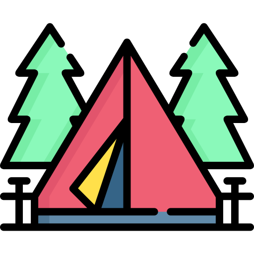 campeggio Special Lineal color icona