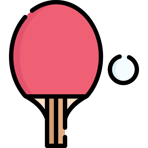 ping pong Special Lineal color icona