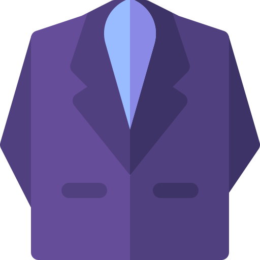 スーツ Basic Rounded Flat icon