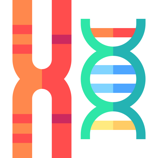 遺伝学 Basic Straight Flat icon