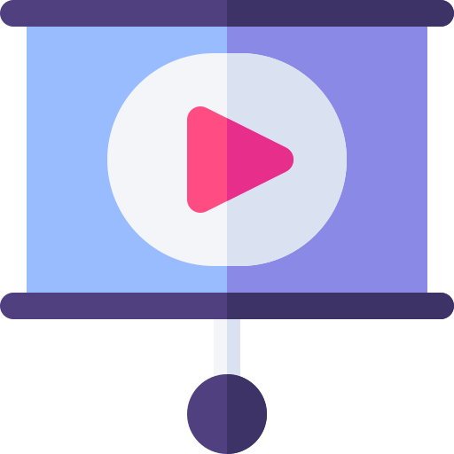 proyector Basic Rounded Flat icono