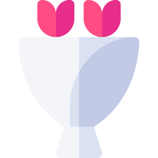 Bouquet Basic Rounded Flat icon