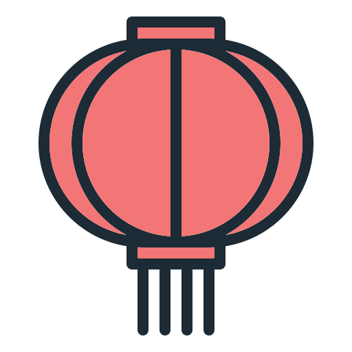 Chinese lantern Generic Outline Color icon