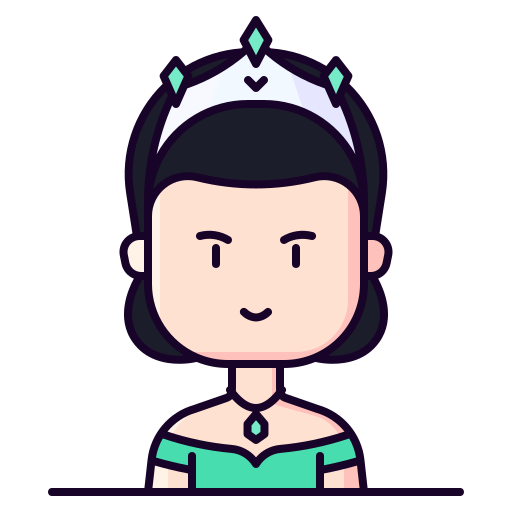 Queen Generic Outline Color icon