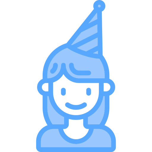 誕生日の女の子 Generic Blue icon