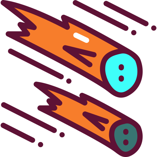 소행성 Generic Outline Color icon