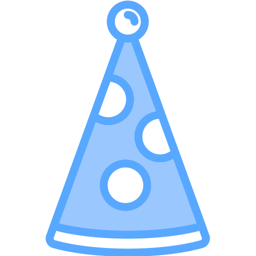 파티 용 모자 Generic Blue icon