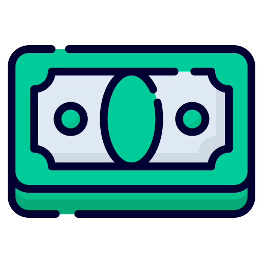 Currency Generic Outline Color icon