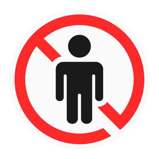 betreten verboten Generic Flat icon