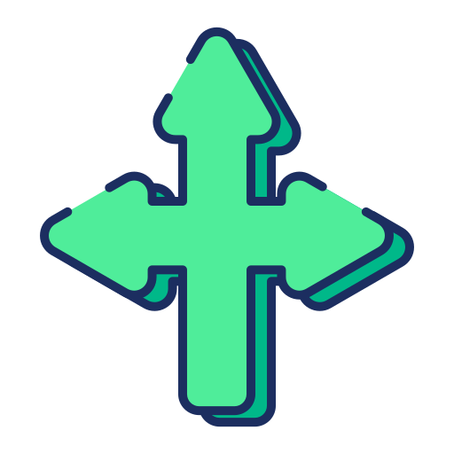 T junction Generic Outline Color icon