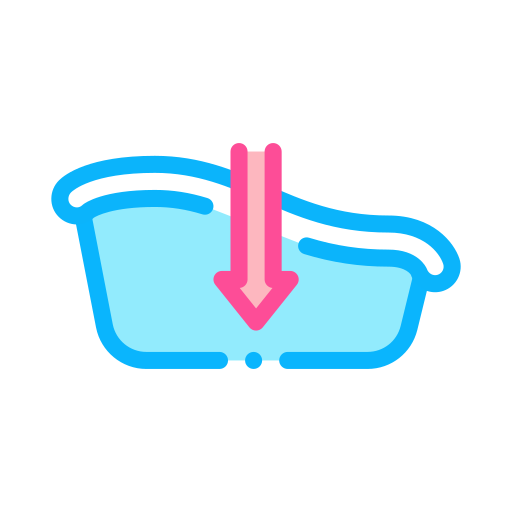 入浴 Generic Outline Color icon