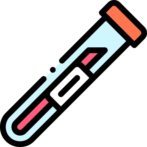 analisi del sangue Detailed Rounded Lineal color icona