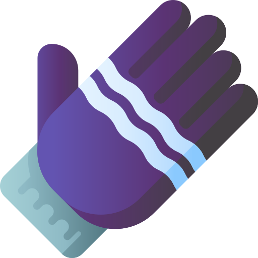 Winter gloves 3D Basic Gradient icon